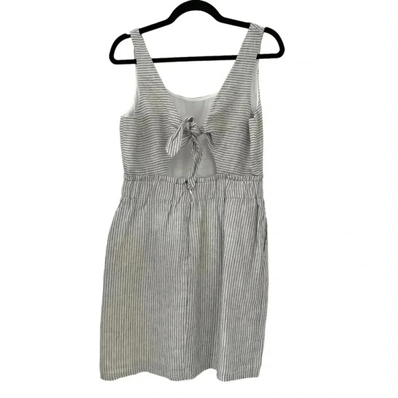 Greylin Linen Striped Sleeveless Mini Dress - Picture 6 of 9